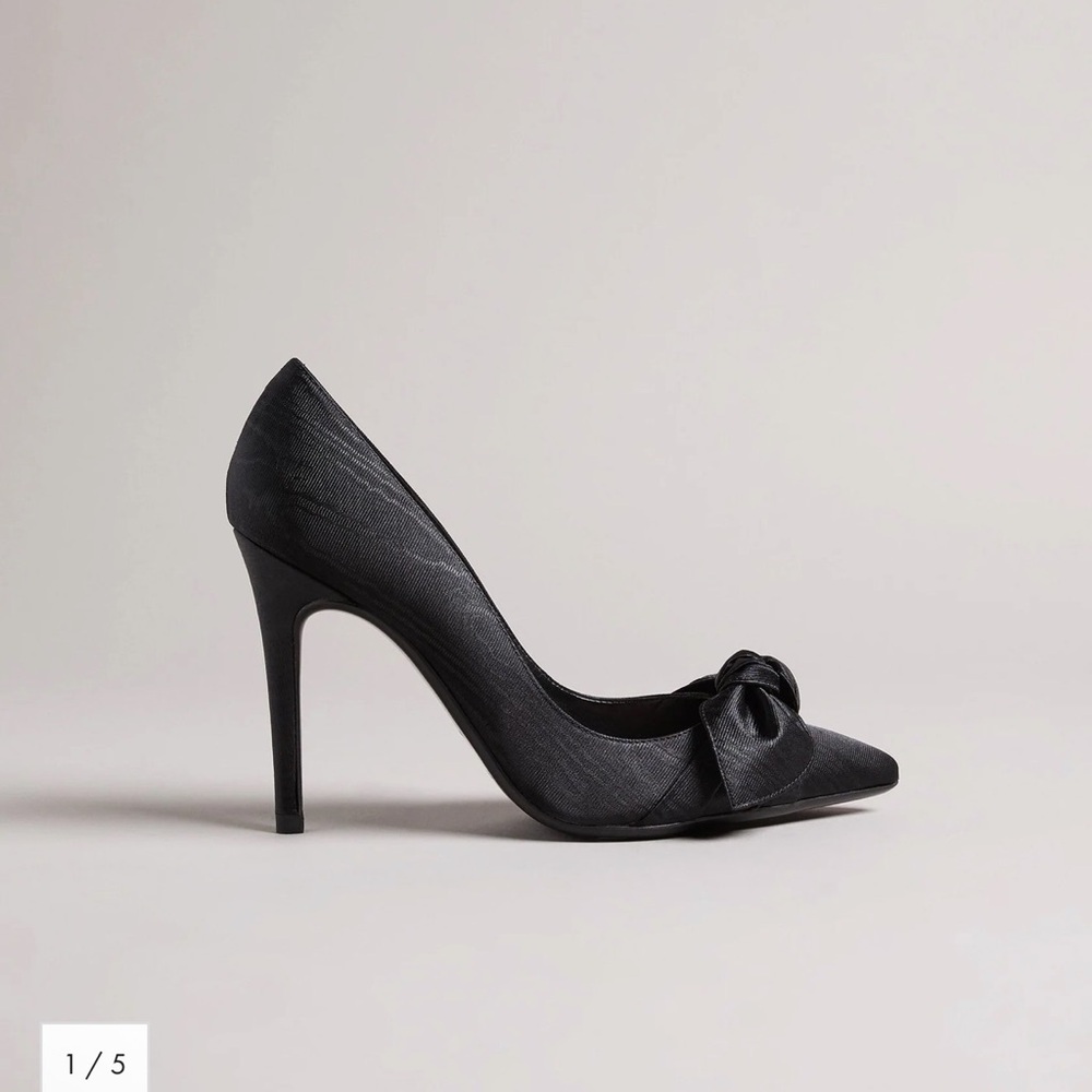 Ted Baker Black Bow Heels